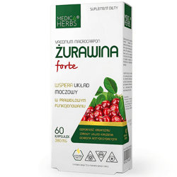 Żurawina FORTE  60 kapsułek MEDICA HERBS