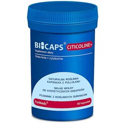 BICAPS CITICOLINE+ ForMeds 60 kapsułek Gotu Kola Cytykolina