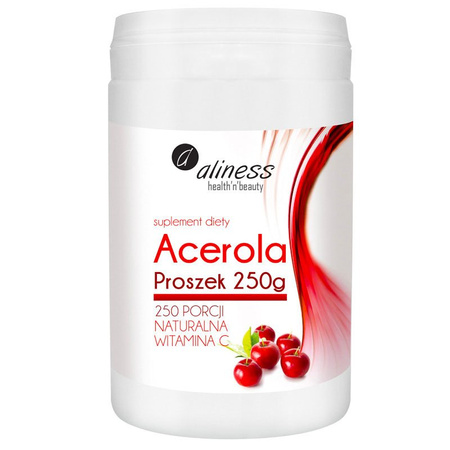 ACEROLA Naturalna Witamina C w Proszku 250g ALINESS