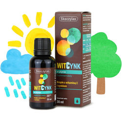 WitCYNK 30ml SKOCZYLAS Witamina C + Cynk w płynie