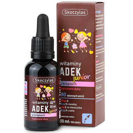 Witaminy ADEK Junior 30ml SKOCZYLAS A D3 E K2 MK-7