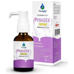 Witamina ProADEK® retinol 30ml ALINESS Avitale Witaminy ADEK w kroplach