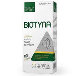 BIOTYNA 60kaps. MEDICA HERBS Włosy Skóra Metabolizm