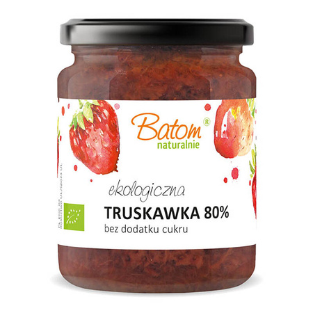 BIO Dżem truskawkowy 80% 260g BATOM