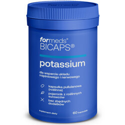 BICAPS POTASSIUM Potas ForMeds 60 kapsułek Cytrynian Potasu