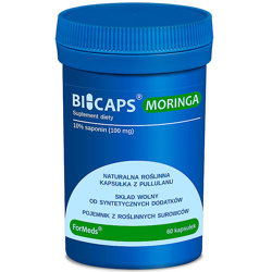 BICAPS MORINGA ForMeds 60 kapsułek Moringa Olejodajna Saponiny