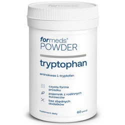 POWDER tryptophan formeds 60 porcji Aminokwas Tryptofan w proszku L-tryptofan