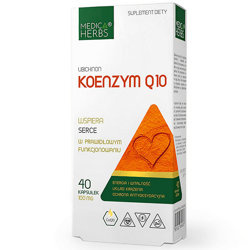 KOENZYM Q10 40 kapsułek Ubichinon MEDICA HERBS 