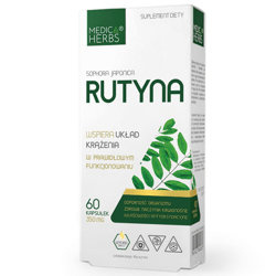 RUTYNA Perłowiec Japoński 60kaps. MEDICA HERBS