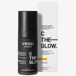 C THE GLOW 30 ml VEOLI BOTANICA rozjaśniająco-wyciszające serum wodno-żelowe z glukozydem askorbylu 10% i trokserutyną 1%