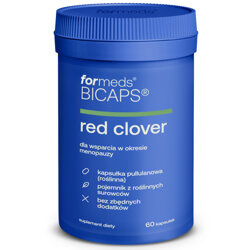 BICAPS RED CLOVER ForMeds 60 kapsułek Czerwona Koniczyna Izoflawonów 24mg