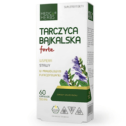 TARCZYCA BAJKALSKA FORTE 60kaps. MEDICA HERBS Bajkalina Flawonoid