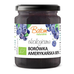 BIO Dżem z borówki amerykańskiej 80% 260g BATOM