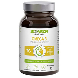 Omega 3 BIOWEN EPA 660mg DHA 440mg 90 kapsułek