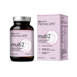 PRENACAPS MULTI2 ForMeds 30 porcji Witaminy i Minerały Dla Kobiet w Ciąży i Karmiących
