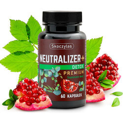 NEUTRALIZER + Detox PREMIUM 60 kaps. SKOCZYLAS  granat podagrycznik NAC astaksantyna beta-glukan resweratrol