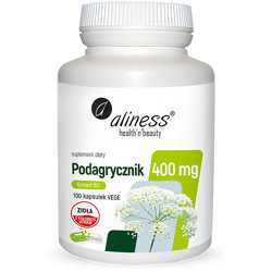 Podagrycznik pospolity ekstrakt 400mg ALINESS 100 kapsułek