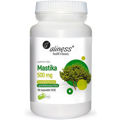 Mastika 500mg ALINESS z greckiej wyspy Chios ŻYWICA z drzew pistacji 60kaps.