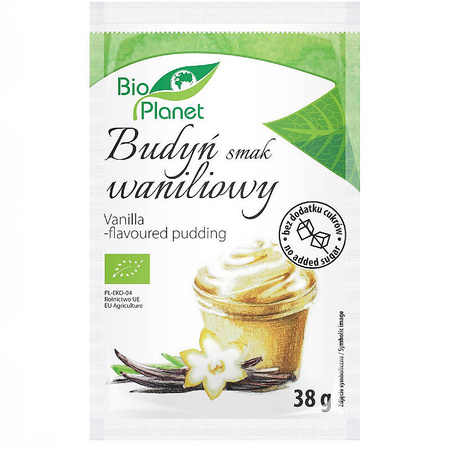 BIO Budyń Waniliowy 38g BIO PLANET bez cukru