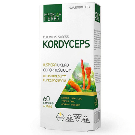 KORDYCEPS 60kaps. MEDICA HERBS 