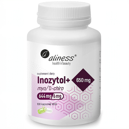 INOZYTOL + myo / D-chiro B6 ALINESS 100 kapsułek