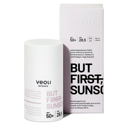 BUT FIRST SUNSCREEN 50 ml VEOLI BOTANICA lekki krem ochronny przeciw fotostarzeniu nawilżająco-łagodzący
