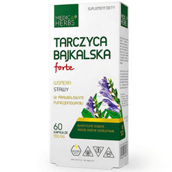 TARCZYCA BAJKALSKA FORTE 60kaps. MEDICA HERBS Bajkalina Flawonoid