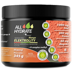 ALLHYDRATE Elektrolity Mango + B complex methyl ALINESS  50 porcji 345g