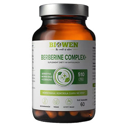 Berberine Complex + BIOWEN berberyna kozieradka morwa biała 60 kapsułek