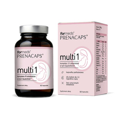 PRENACAPS MULTI1 ForMeds 30 porcji Witaminy i Minerały Dla Kobiet w Ciąży i Karmiących