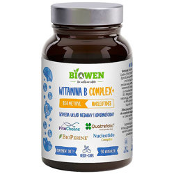 Witamina B Complex + Nukleotydy BIOWEN 90 kapsułek