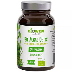 BIO ALGAE DETOX 240 tabletek BIOWEN Bio Chlorella + Bio Spirulina