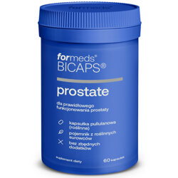 BICAPS PROSTATE ForMeds 60 kapsułek Prostata Palma Sabałowa Dynia Likopen Bor Cynk Selen D3