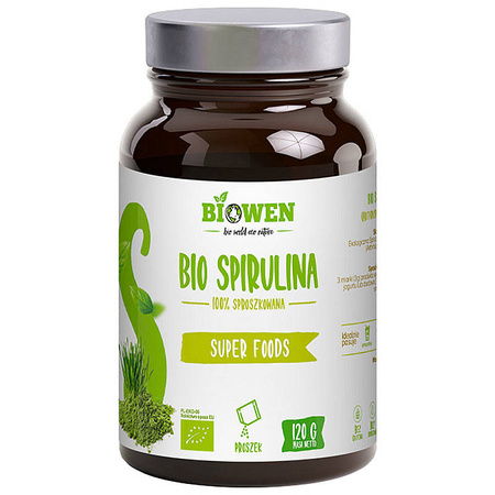 BIO SPIRULINA 120g BIOWEN Superfoods Alga Glon