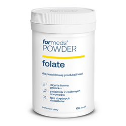 POWDER folate formeds KWAS FOLIOWY w proszku Witamina B9 60 porcji