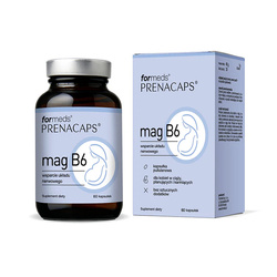 PRENACAPS MAG B6 ForMeds 30 porcji Magnez Witamina B6 Cytrynian Magnezu Dla Kobiet w Ciąży i Karmiących