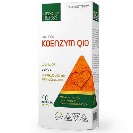 KOENZYM Q10 40 kapsułek Ubichinon MEDICA HERBS 