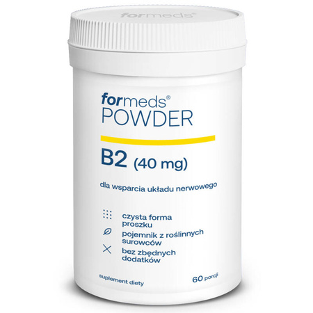 POWDER B2 Ryboflawina ForMeds Witamina w proszku 60 porcji