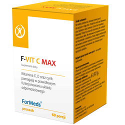 F-VIT C MAX ForMeds Kwas L-askorbinowy D3 Cynk 60 porcji 