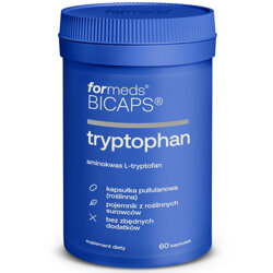 BICAPS TRYPTOPHAN ForMeds 60 kapsułek Aminokwas Tryptofan L-tryptofan