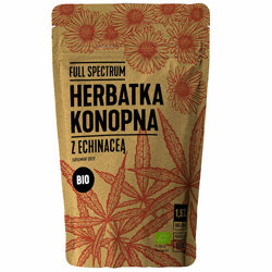 BIO Herbatka Konopna + BIO Echinacea z CBD CBDA 50g FULL SPECTRUM Jeżówka Purpurowa