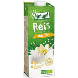 BIO Napój Ryżowo-Waniliowy 1L NATUMI napój ryżowy z ekstraktem z wanilii bezglutenowy