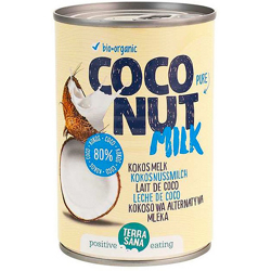 BIO Napój kokosowy 22% Tłuszczu 400ml TERRASANA BEZ GUMY GUAR