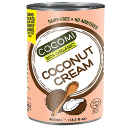 BIO Śmietanka kokosowa 80% puszka 400ml COCOMI bez gumy guar