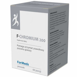 F-CHROMIUM 200 ForMeds 60 porcji CHROM Pikolinian Chromu
