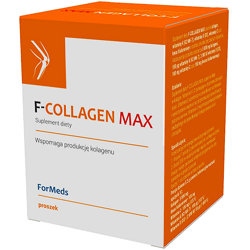 F-COLLAGEN MAX ForMeds 30 porcji Kolagen Kwas Hialuronowy Witamina C K2 D3