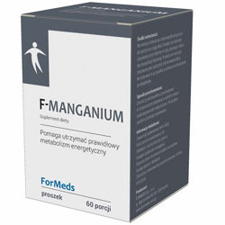 F-MANGANIUM ForMeds 60 porcji MANGAN Glukonian Manganu