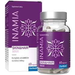 INAMIA SKIN&HAIR MAX ForMeds 60 kaps. Kompleks składników na skórę i włosy