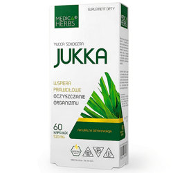 JUKKA 60kaps. MEDICA HERBS Wspiera Oczyszczanie Organizmu Naturalna Detoksykacja