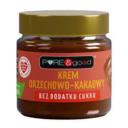 KREM orzechowo-kakaowy 200g PURE&GOOD bez dodatku cukru